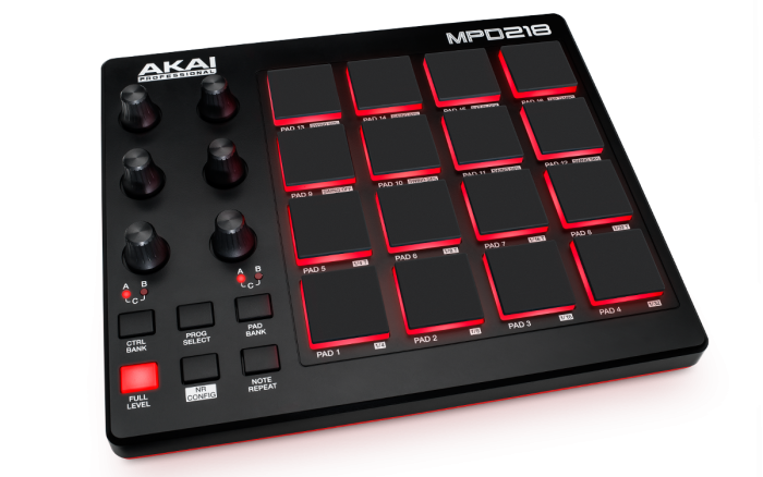 AKAI MPD218 MIDI Pad Controller