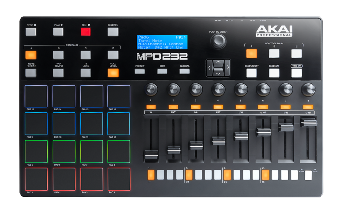 AKAI MPD232 MIDI Pad Controller