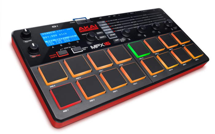 Akai MPX16 Digital SD 16-pad Sampler
