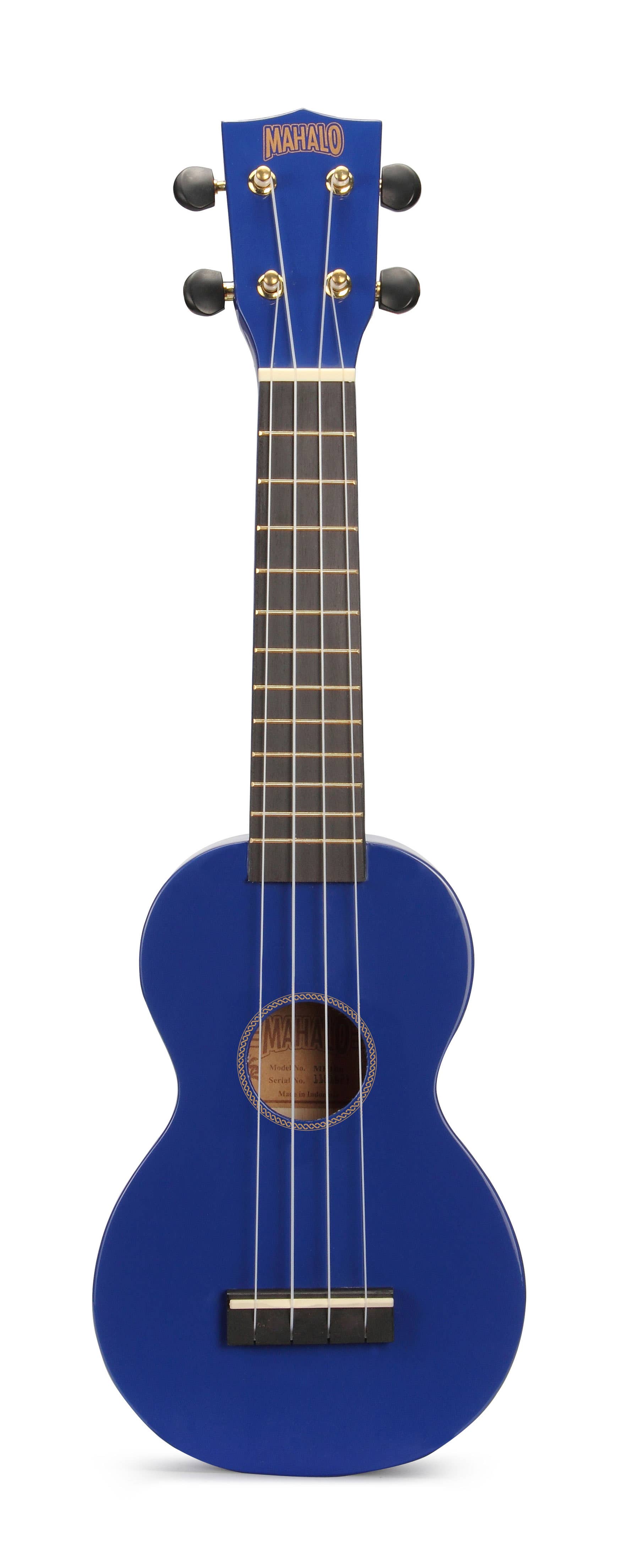 Mahalo Rainbow Series Soprano Ukulele - Blue (MR1BU)