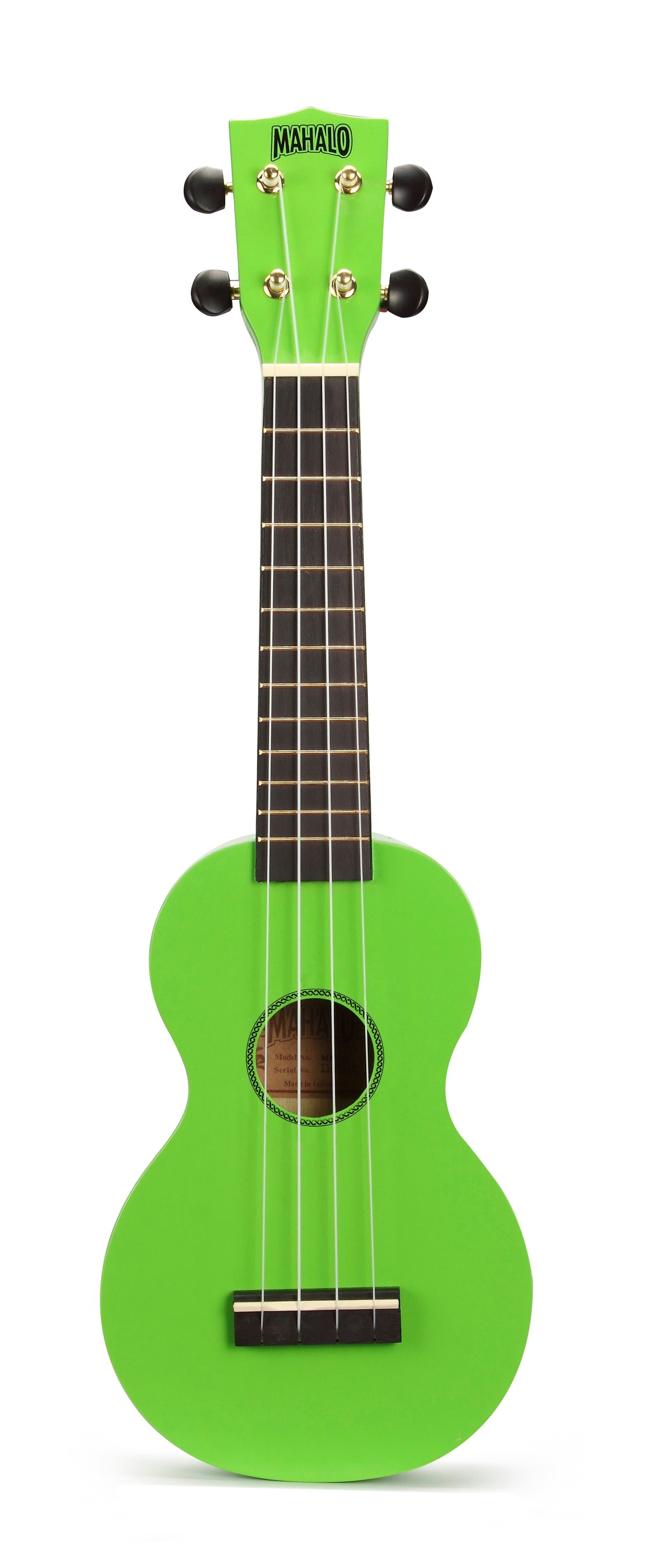 Mahalo Rainbow Series Soprano Ukulele - Green (MR1GN)