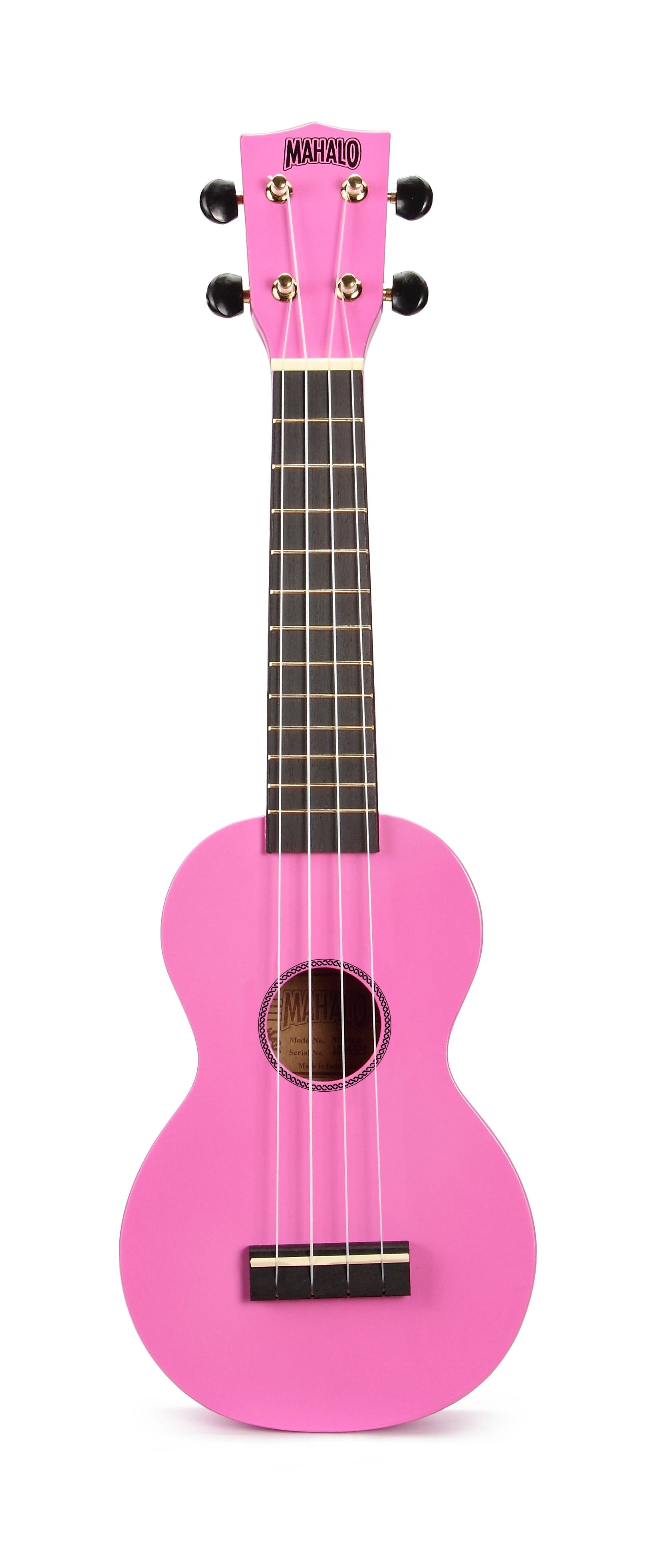 Mahalo Rainbow Series Soprano Ukulele - Pink (MR1PK)