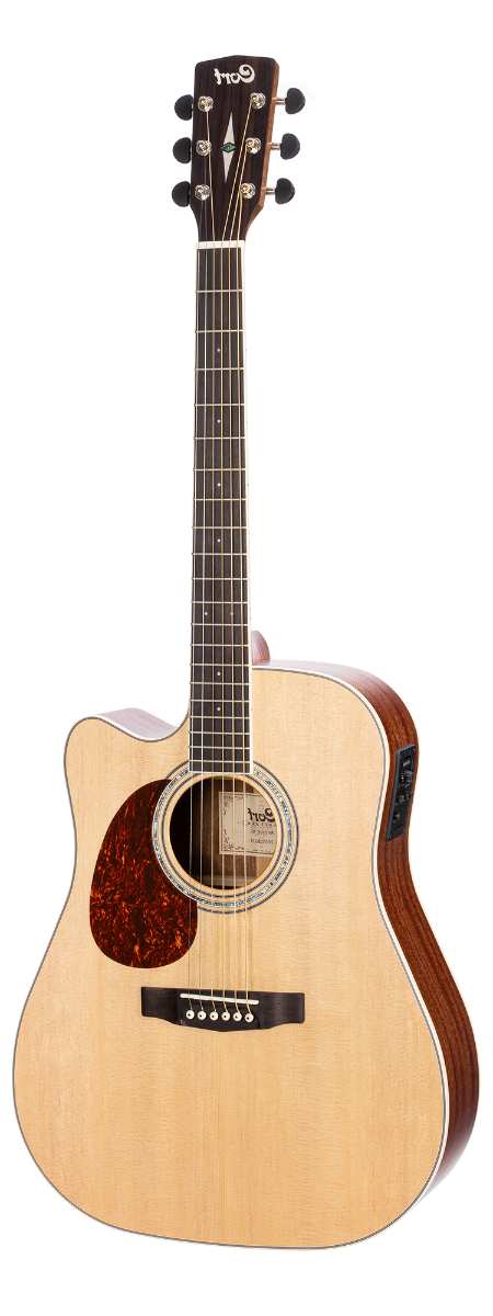 Cort MR710FL Dreadnought Acoustic/Electric Left Handed Guitar - Natural