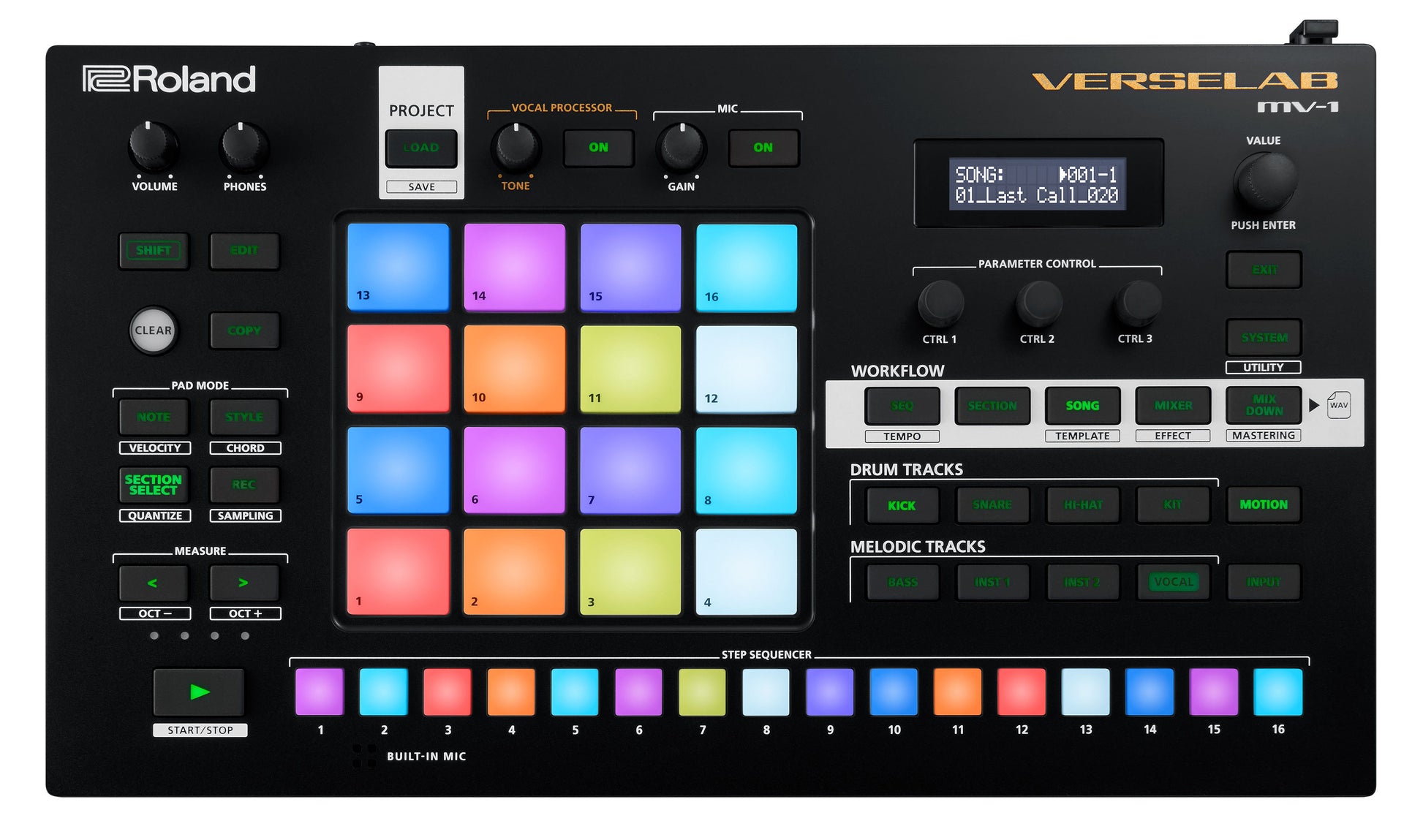 Roland VERSELAB MV-1 Song Production Studio