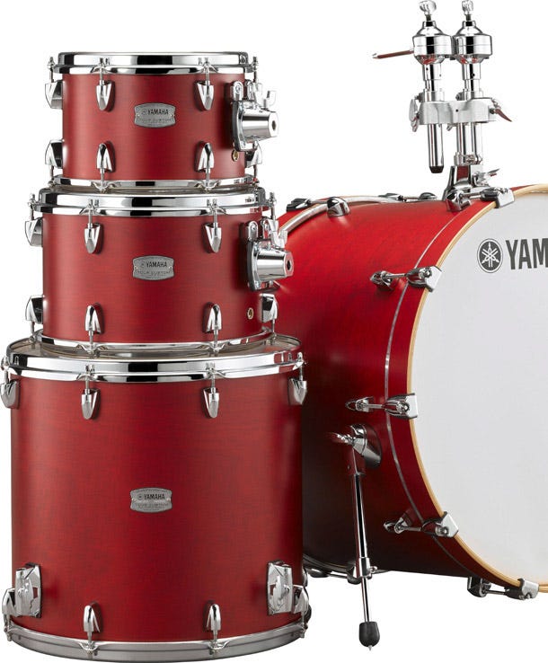 Yamaha Tour Custom Fusion Shell Pack - Candy Apple Satin