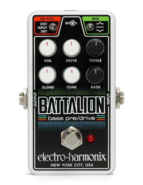 Electro Harmonix Nano Battalion Bass Preamp/Overdrive Pedal