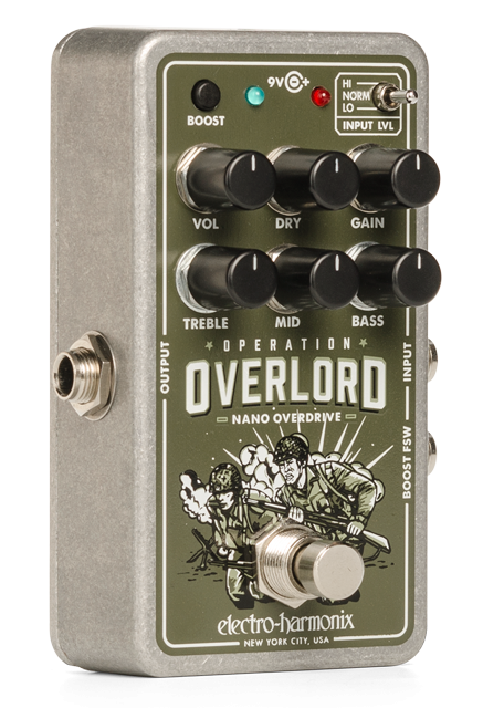 Electro Harmonix Operation Overlord NANO Overdrive Pedal