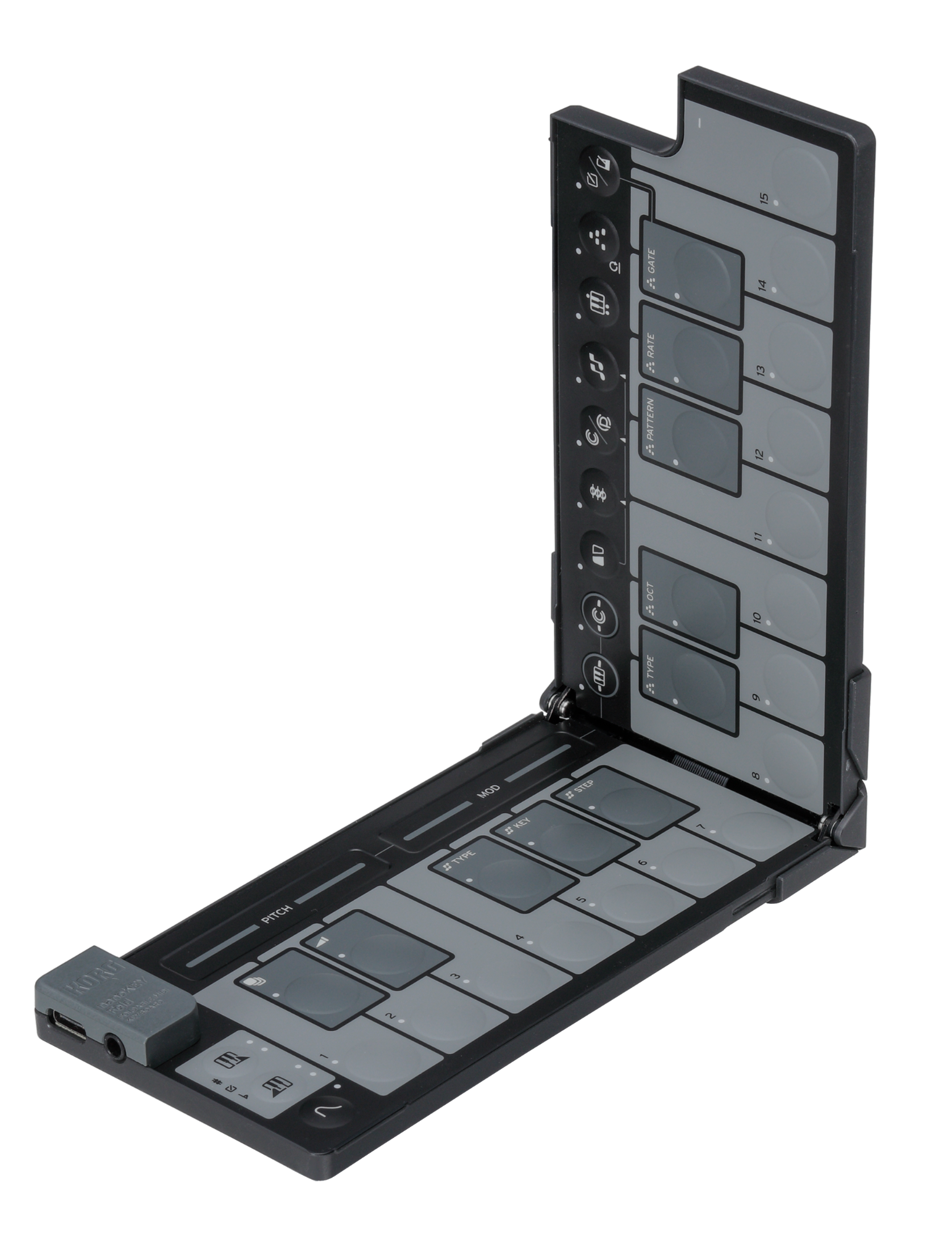 Korg NanoKey Fold 25 Key Foldable Midi Keyboard - Black