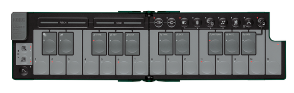DTM・DAW KORG nanoKEY Fold Green AG(Alpine Green) nanokey_fd_dg_front_open_grand
