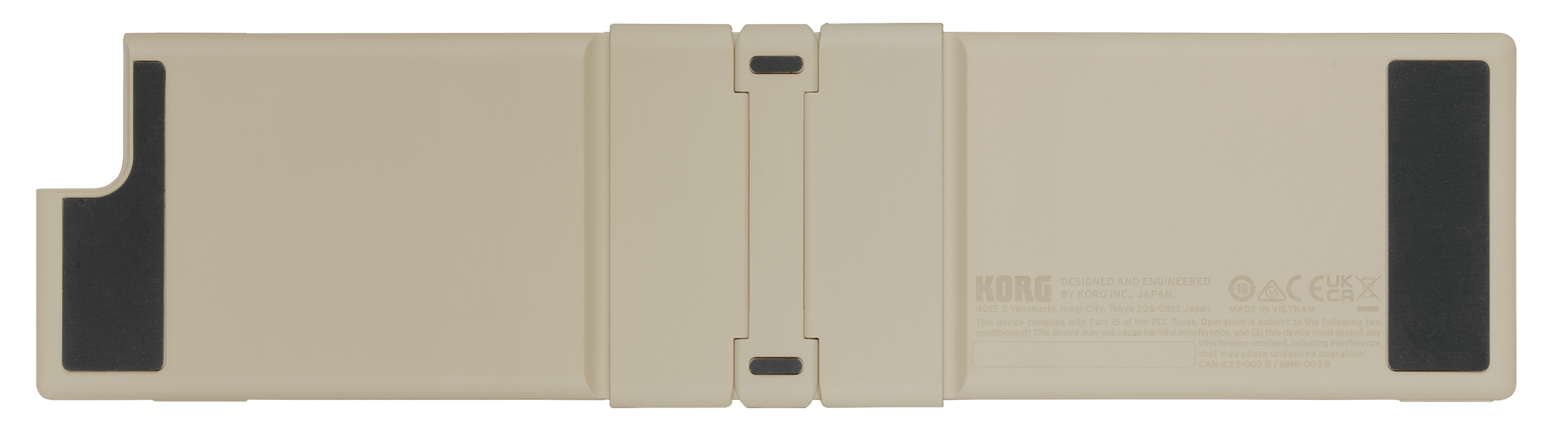 Korg NanoKey Fold 25 Key Foldable Midi Keyboard - Sand Beige