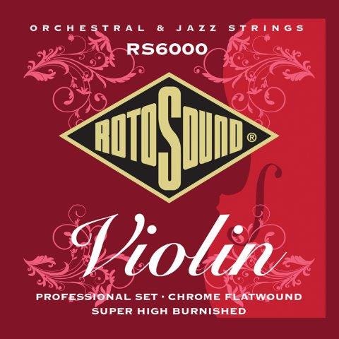 Rotosound RS6000 Violin String Set (Monel Flatwound)