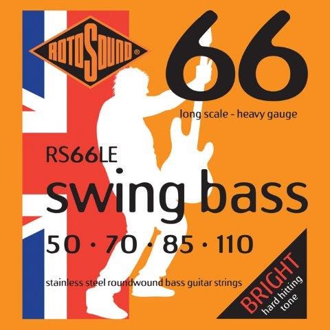 Rotosound RS66LE Swing Bass 66 Bass Strings - 45-110 (Stainless Steel)