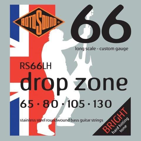 Rotosound RS66LH Drop Zone 66 Bass Strings - 65-130