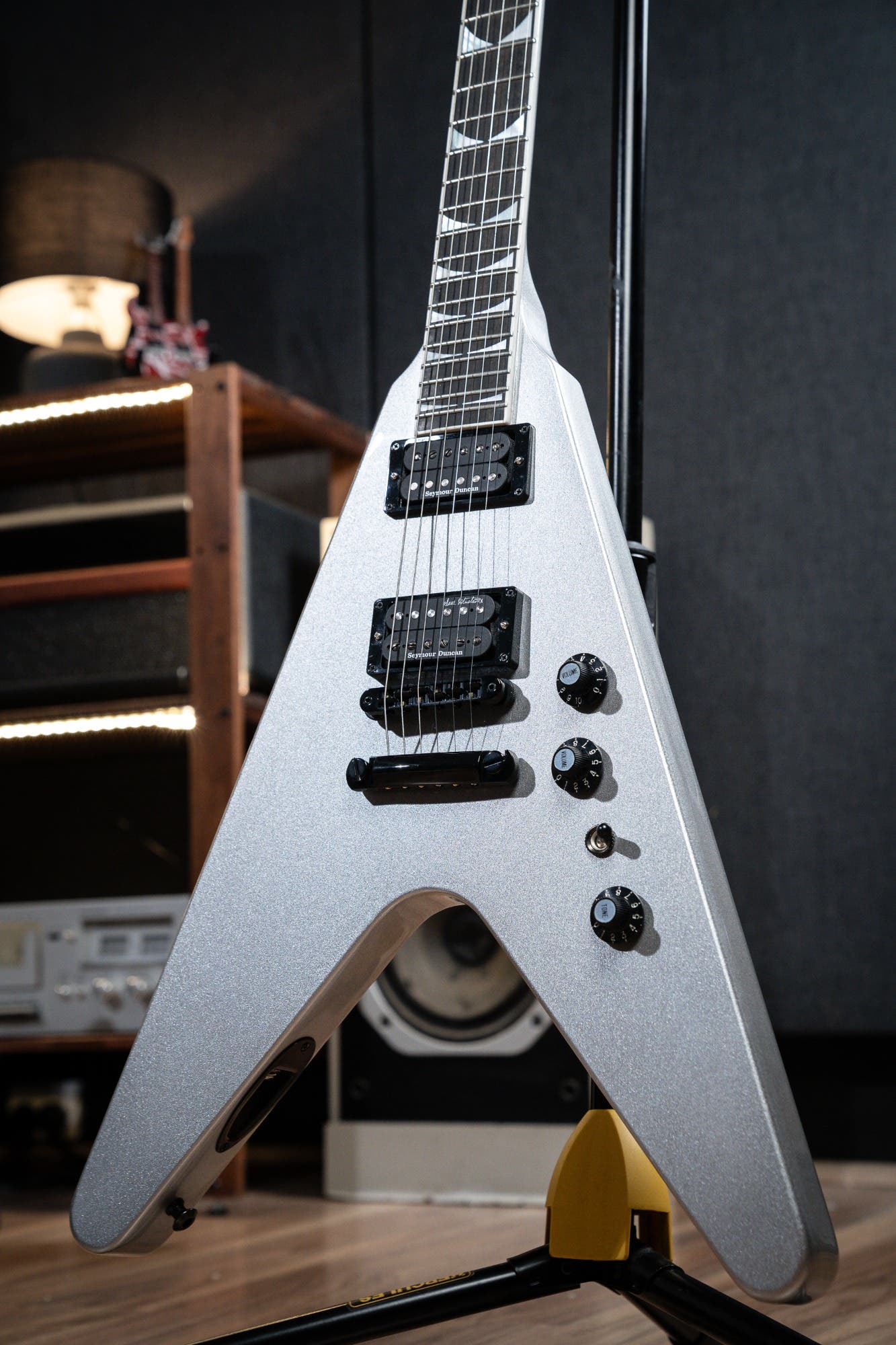 Gibson Dave Mustaine Flying V EXP - Silver Metallic