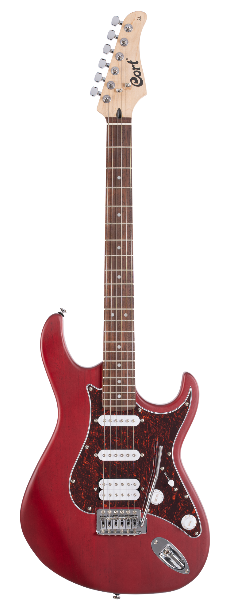 Cort G110 Electric Guitar - Open Pore Black Cherry