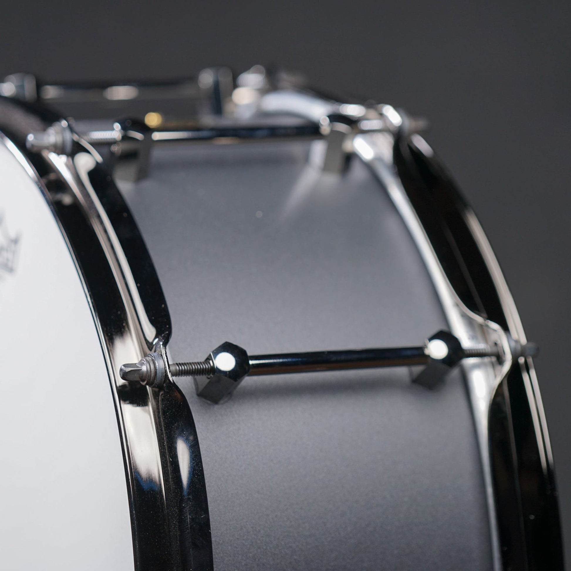 Noble and Cooley 14x6" Alloy Classic Snare - Black Brass HW / Flanged Black Hoops