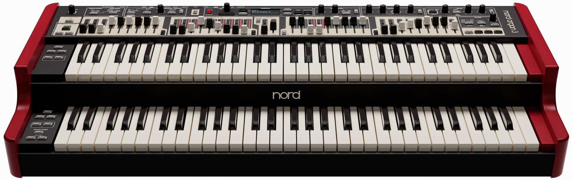 Nord Organ 3 - Dual 61-Key Waterfall, Rotary Sim + USB/MIDI