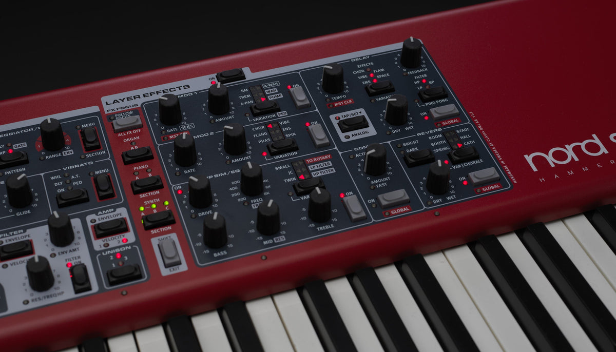 Nord Stage 4 Compact Keyboard w/Semi-Weighted Keys