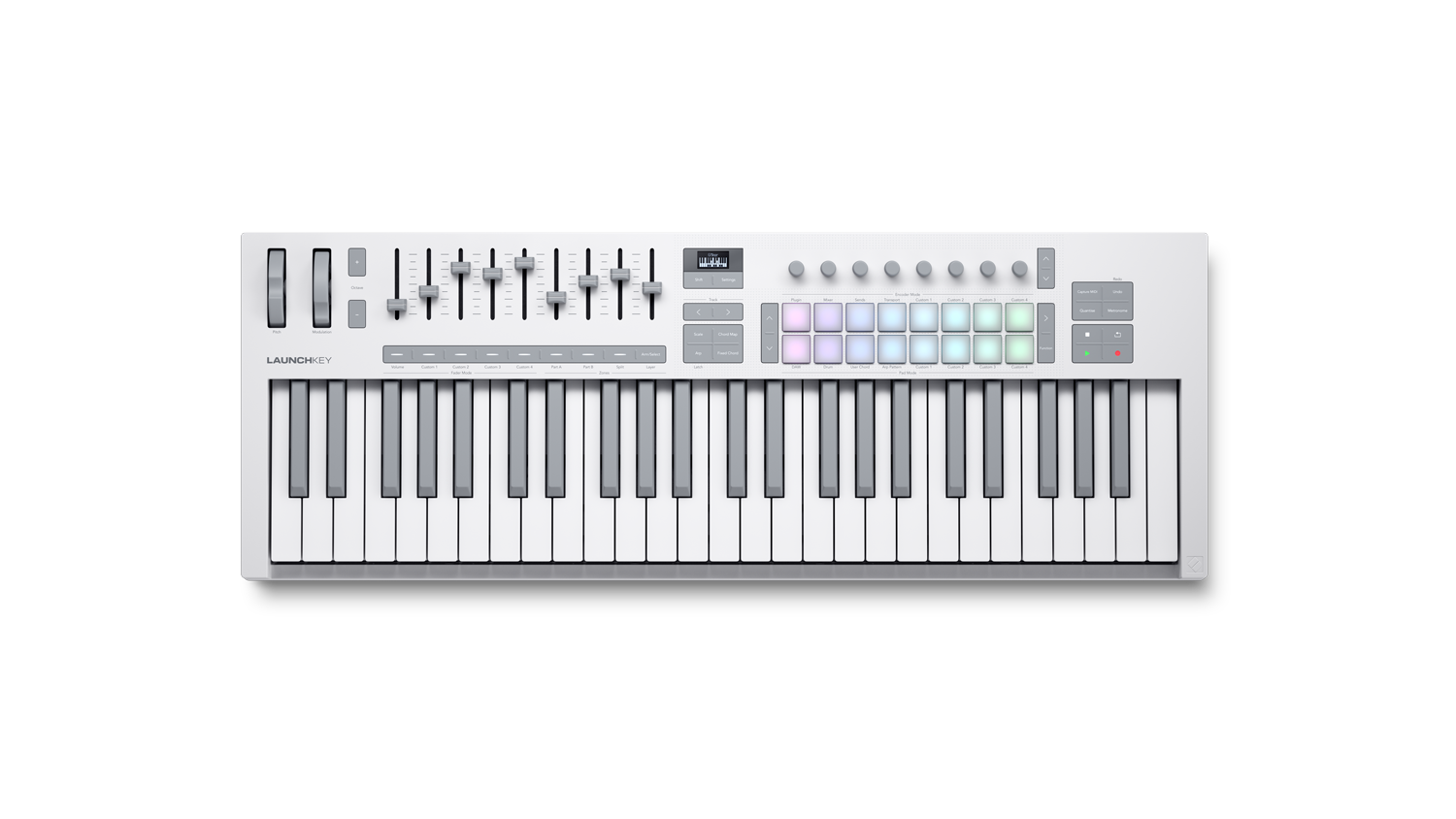 Novation Launchkey 49 MK4 Keyboard Controller - White