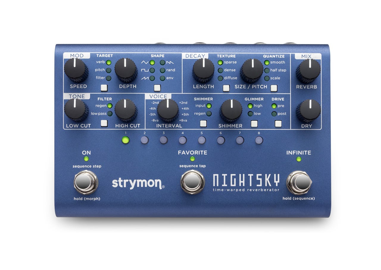 Strymon NightSky Time-Warped Reverberator Pedal