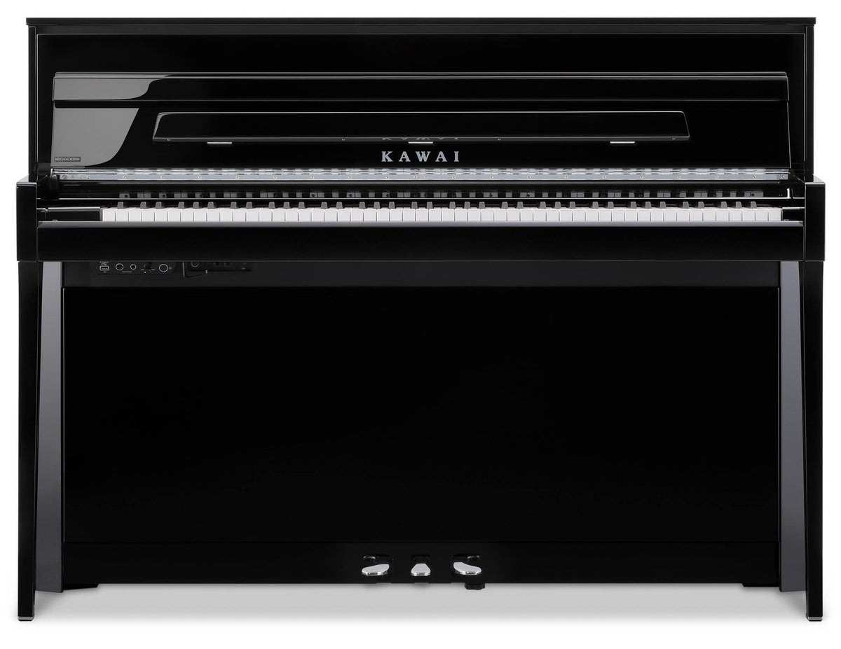 Kawai Novus NV6 Hybrid Digital Piano w/Matching Bench - Polished Ebony