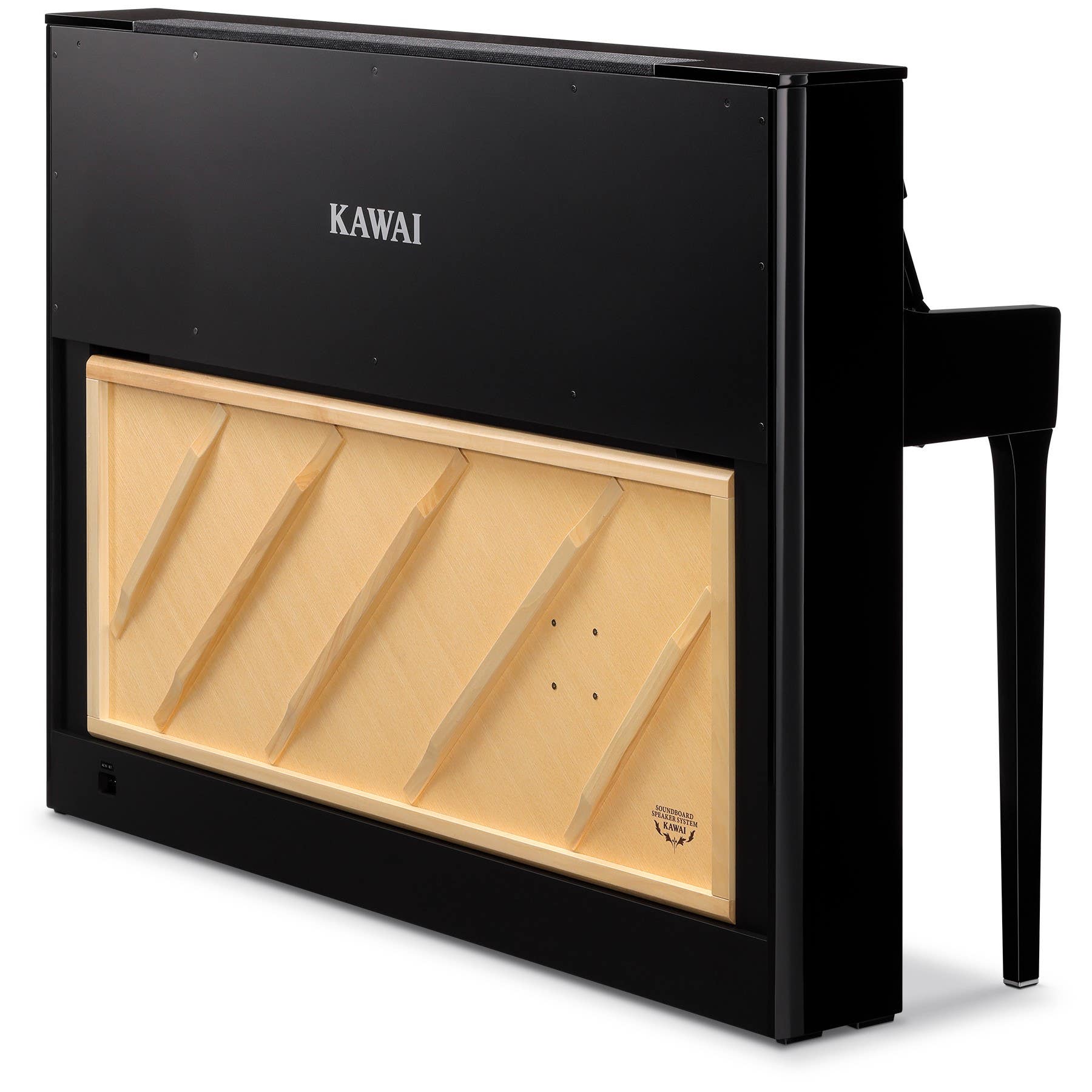 Kawai Novus NV6 Hybrid Digital Piano w/Matching Bench - Polished Ebony