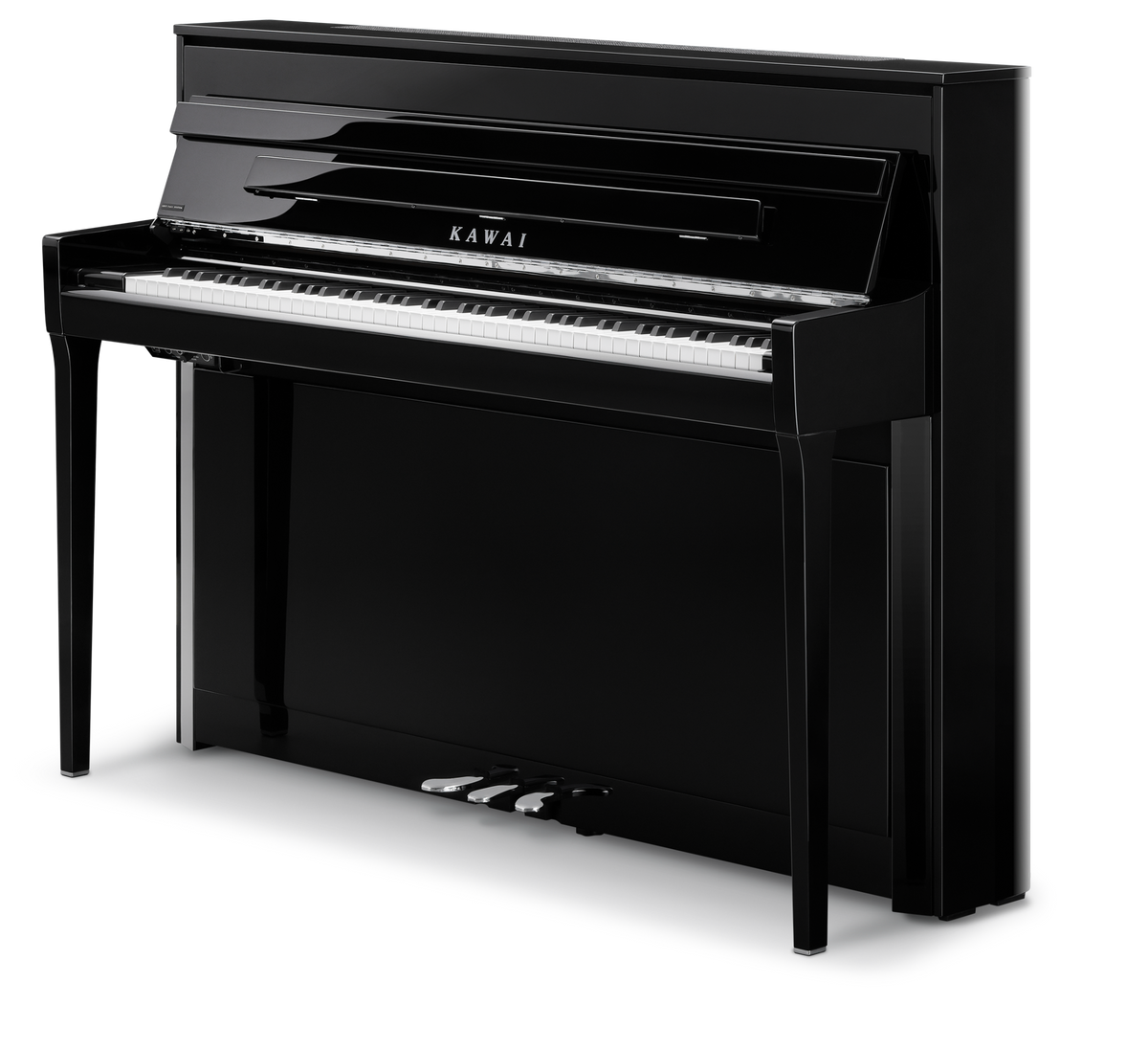 Kawai Novus NV6 Hybrid Digital Piano w/Matching Bench - Polished Ebony