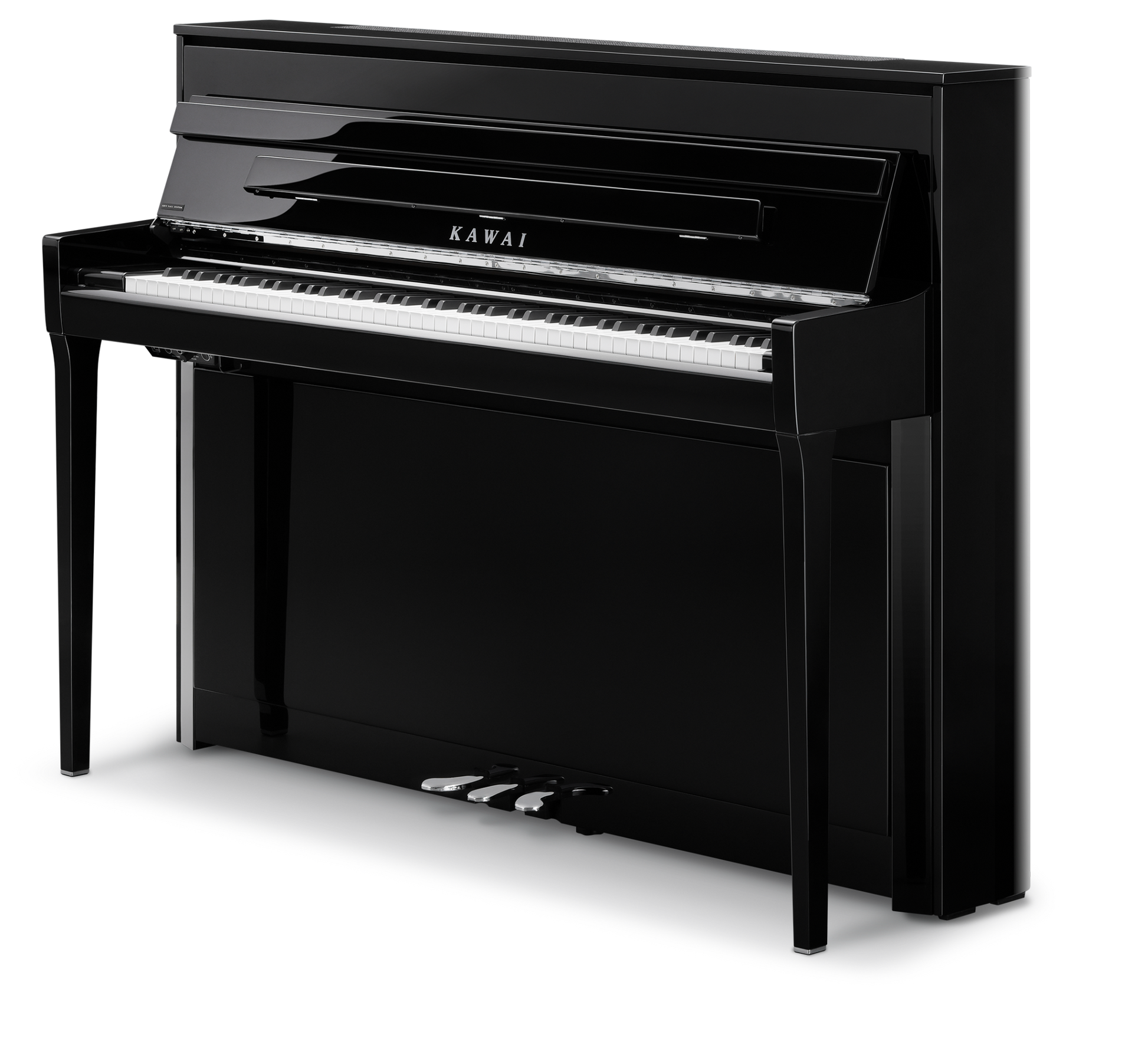 Kawai Novus NV6 Hybrid Digital Piano w/Matching Bench - Polished Ebony