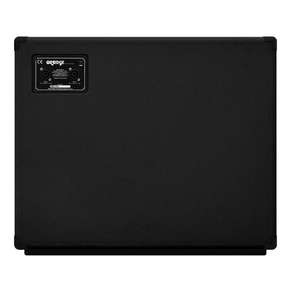 Orange OBC115 BK 1x15 Bass Cab - Black (Made in UK)