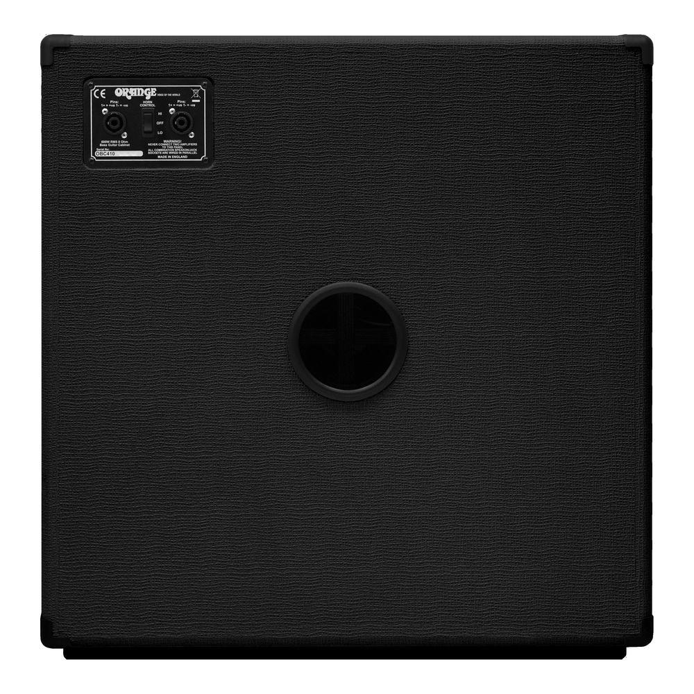 Orange OBC410HC BK 4x10 Bass Cab - Black (Made in UK)