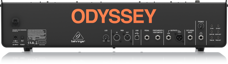 Behringer Odyssey Analog Synthesizer w/37 Full-Size Keys