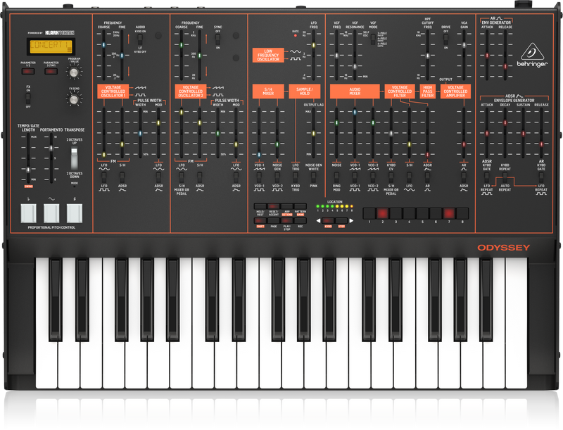 Behringer Odyssey Analog Synthesizer w/37 Full-Size Keys