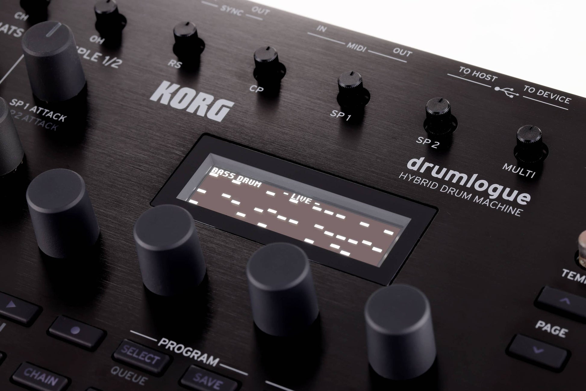 Korg DRUMLOGUE Hybrid Drum Machine / Synth