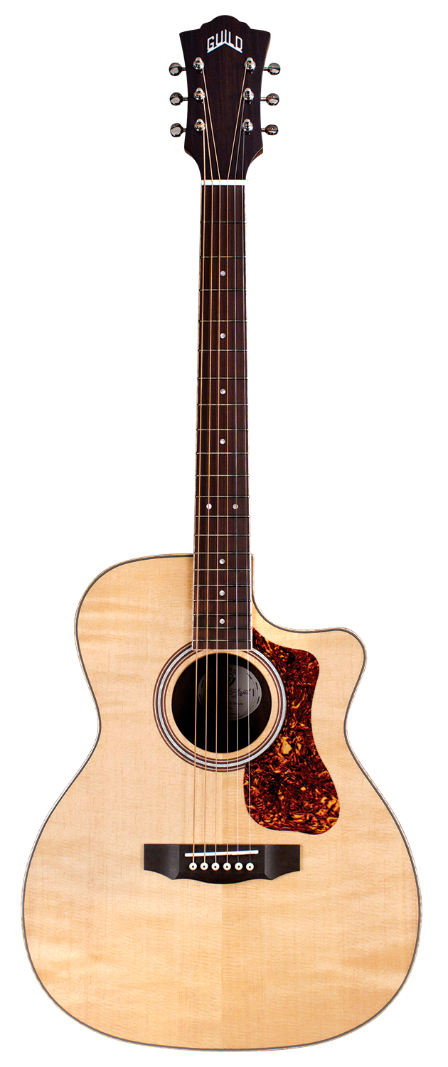 Guild OM-250CE Reserve Natural Acoustic Electric Guitar