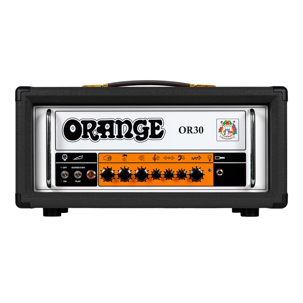 Orange OR30BK 30w Single Channel Amp Head - Black (Made in UK)