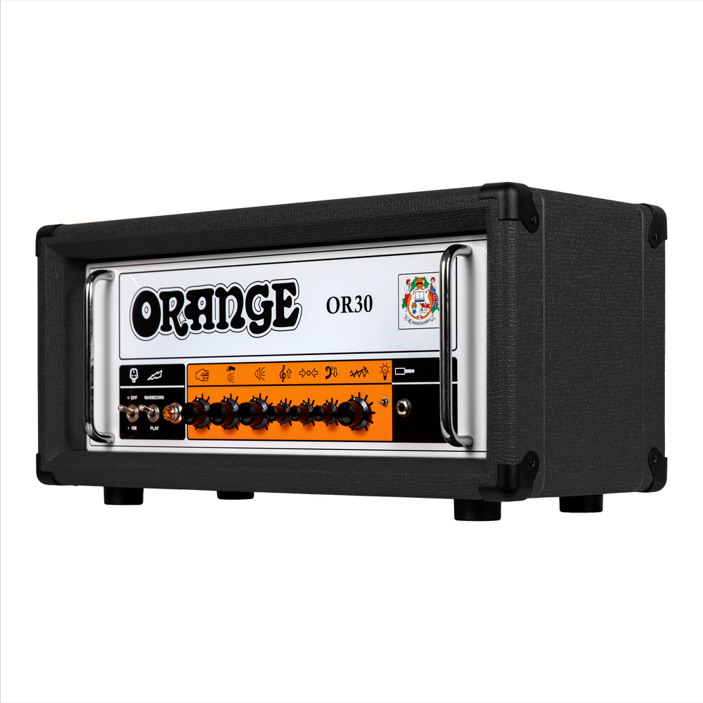 Orange OR30BK 30w Single Channel Amp Head - Black (Made in UK)