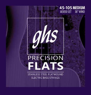 GHS Bass Precision Flats Bass String Set - 45 - 105 - Long Scale