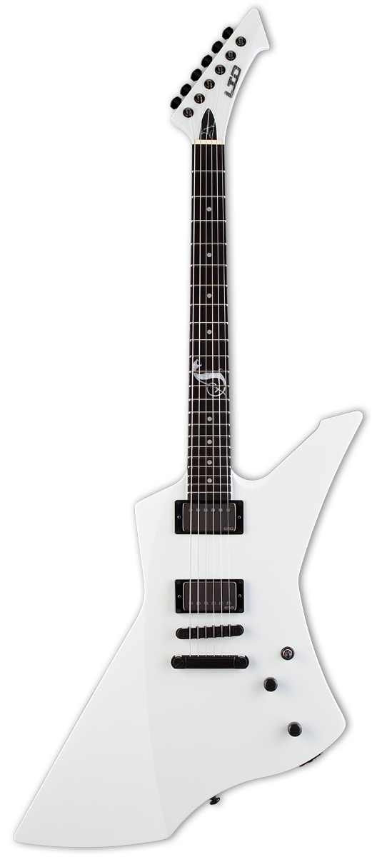 ESP LTD Snakebyte James Hetfield Signature Guitar w/Case - Snow White