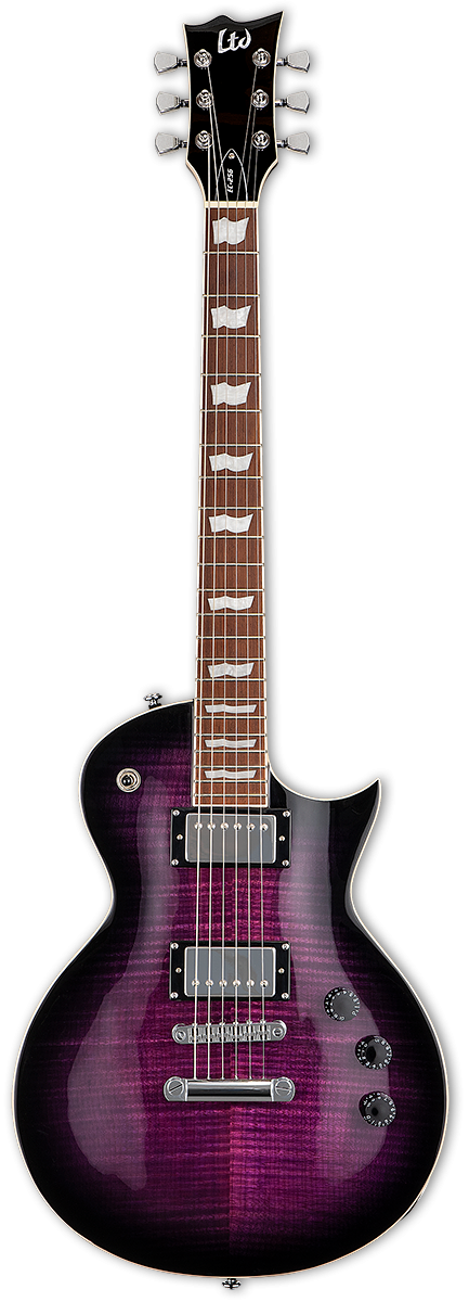 ESP LTD EC-256 Electric Guitar - See-Thru Purple Burst