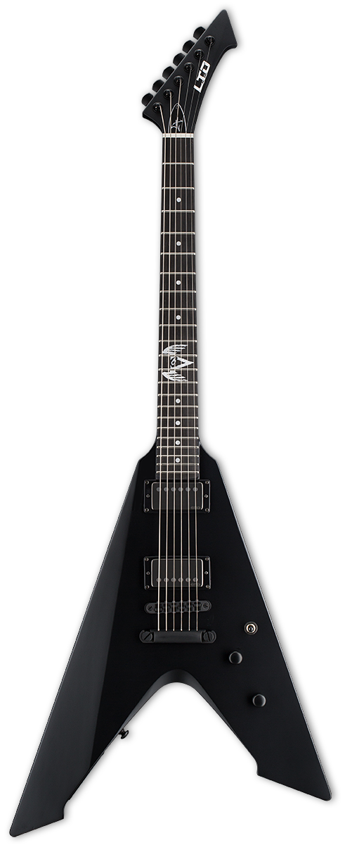 ESP LTD James Hetfield Vulture - Black Satin