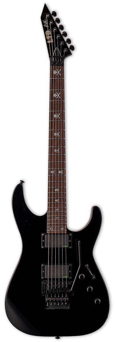 ESP LTD KH-602 Kirk Hammett Electric Guitar w/Case - Black