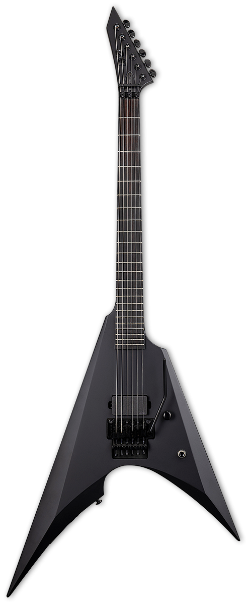 ESP LTD Arrow Black Metal FR Guitar - Black Satin