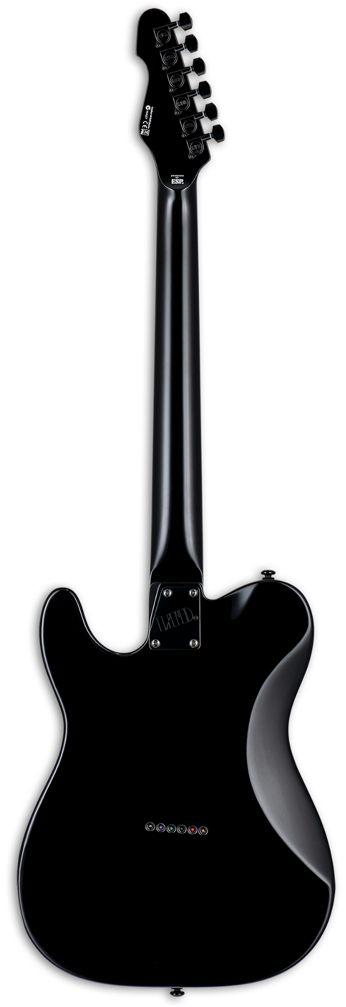 LTD TE-200 Electric Guitar - Black - Jatoba FB