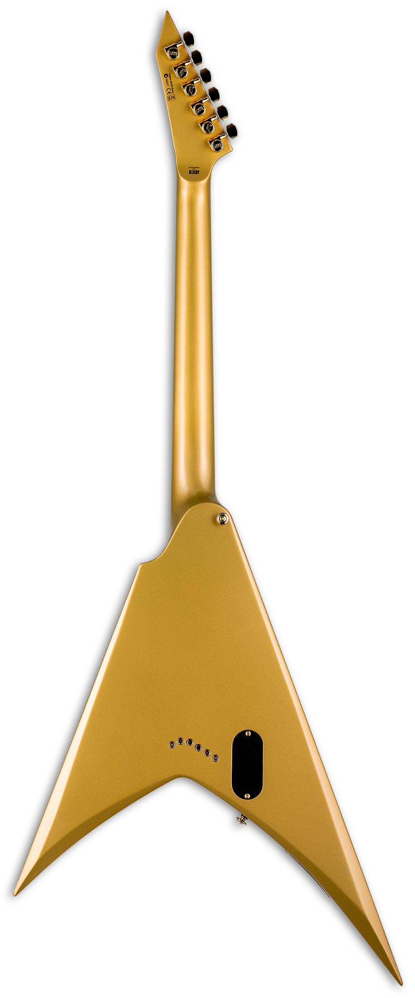 ESP LTD Kirk Hammett Signature KH-V - Metallic Gold