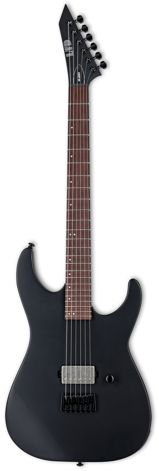 ESP LTD M-201 HT Electric Guitar - Black Satin