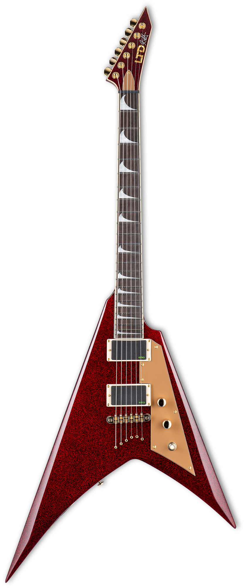 ESP LTD Kirk Hammett Signature KH-V - Red Sparkle