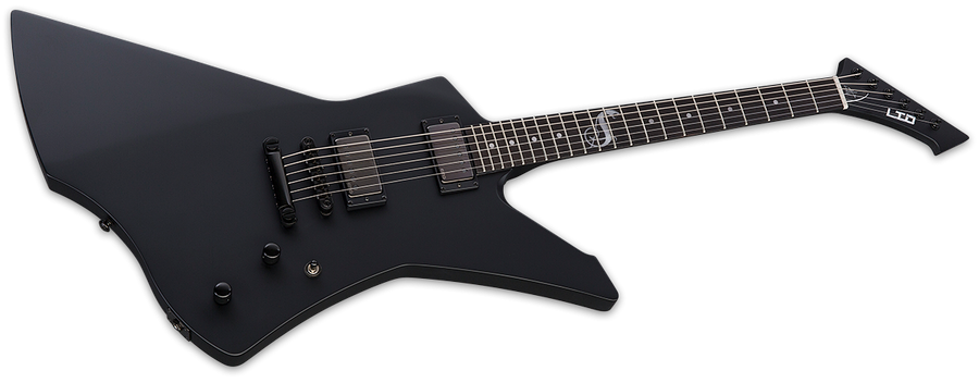 ESP LTD Snakebyte James Hetfield Signature Guitar w/Case - Black Satin