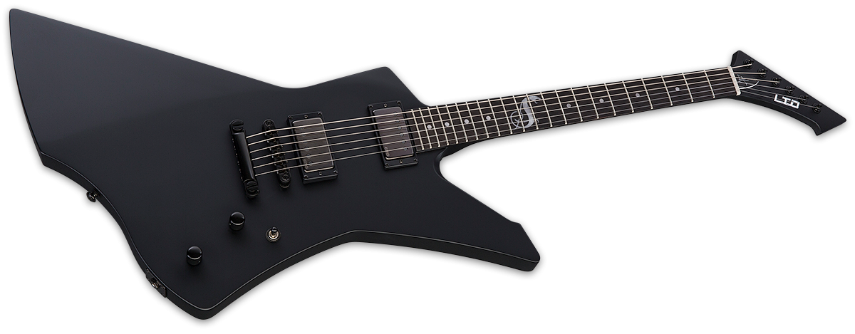 ESP LTD Snakebyte James Hetfield Signature Guitar w/Case - Black Satin