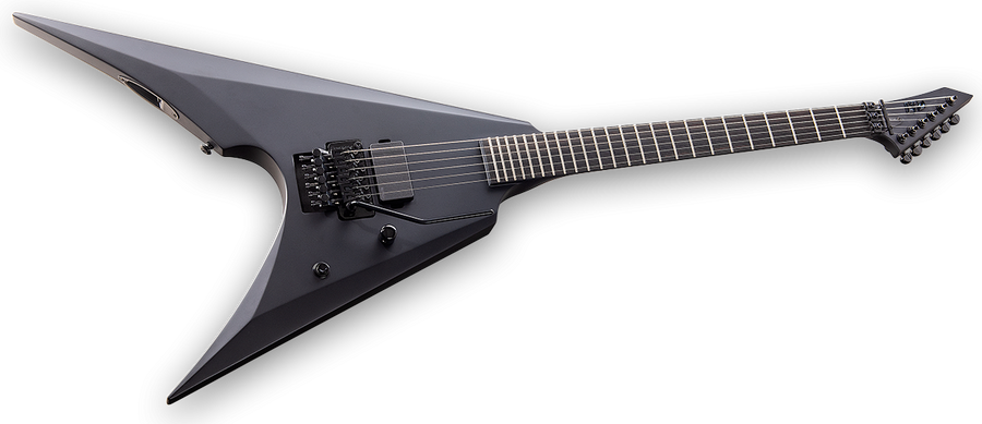 ESP LTD Arrow Black Metal FR Guitar - Black Satin