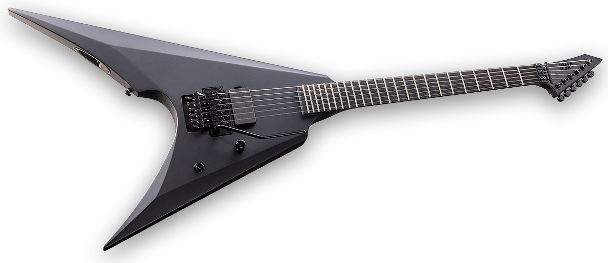 ESP LTD Arrow Black Metal FR Guitar - Black Satin